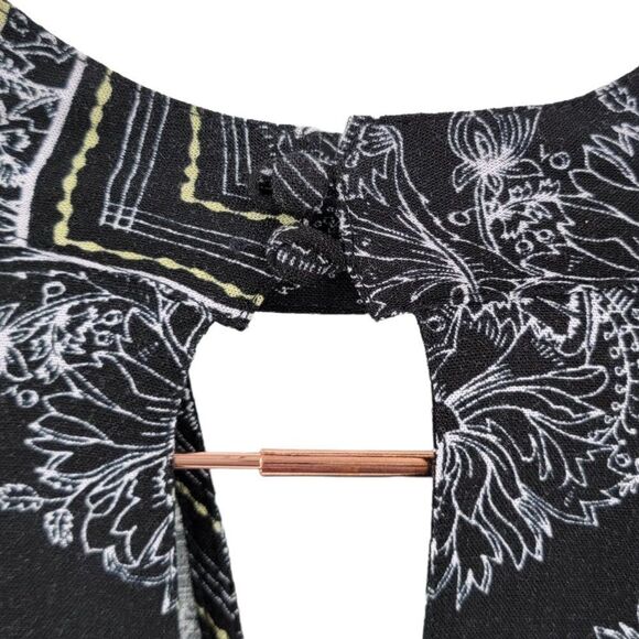 Free People Walking On A Dream Tunic Cutout Flowy Oversized Top Mini Dress XS - Picture 6 of 7